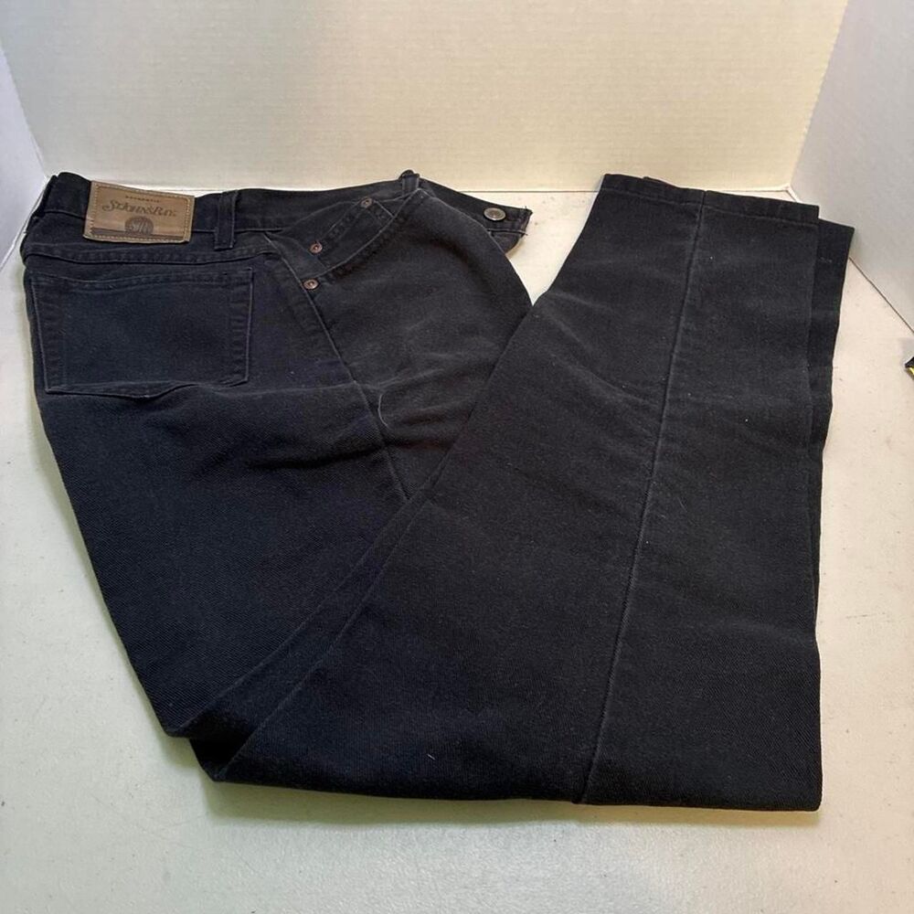 St-john-s-bay Women's Black and Navy Jeans